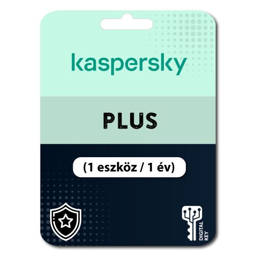 Kaspersky Plus (EU) (1 eszköz / 1 év)