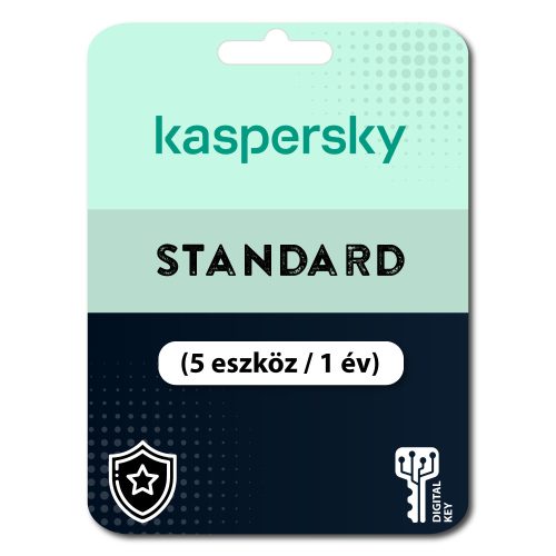 Kaspersky Standard (EU) (5 eszköz / 1 év)